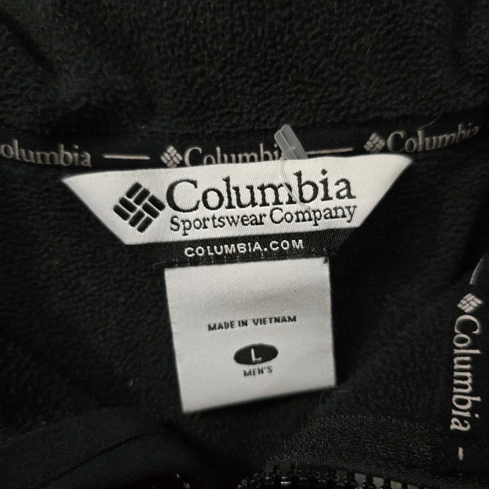 Columbia Oregon State Beavers Mens Softshell Jacket Black OSU Full Zip XM6651 L